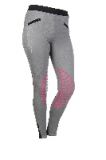 Preview: HKM Reitleggins Starlight Silikon Kniebesatz Gr. 146/152 und 34, 36