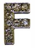 HKM Schmuckbuchstabe  F ""