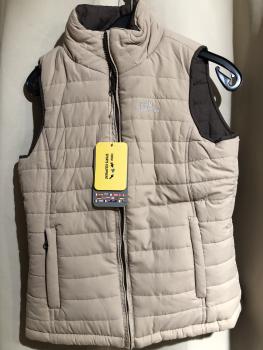 HKM Wendeweste Beige/Braun