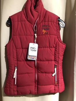 HKm Reitweste Pro Team Rot Gr. XS