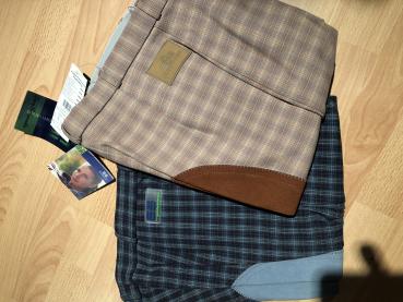 Georg Schumacher Vollbesatz Reithose Karo Gr. 44