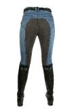 Preview: Jeans-Reithose -Girls vs. Boys Stars- 3/4 Besatz Gr. 152