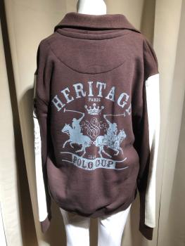 Preview: HV Polo Herren Sweatjacke Marcos braun
