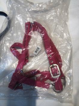 Preview: Imperial Halfter  Pink odeer Blau mit Glitzer Full