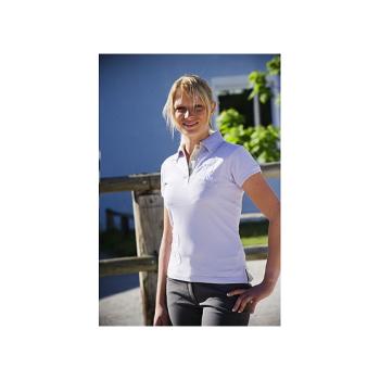 Preview: Equitheme After Riding Poloshirt Kurzarm Mind und Rose