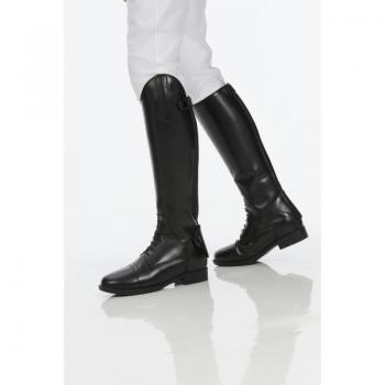 EQUITHÈME Kinderreitstiefel aus Rindsleder schwarz