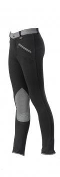 USG Reithose Kinder Emilia Slim Fit schwarz Kniebesatz Gr. 146, 152, 164