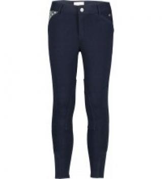 Preview: Imperial Reithose Star Edition Vollbesatz Kinder Navy Gr. 140, 152