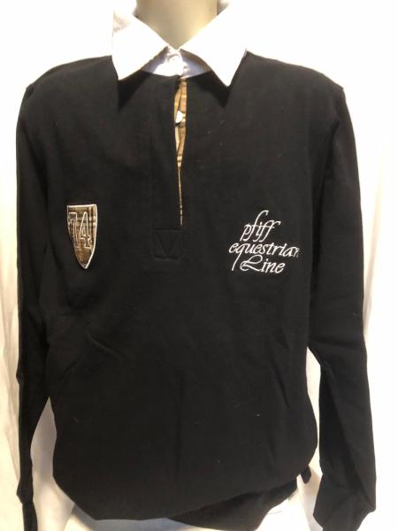 Pfiff Damen Poloshrt Langarm Gr. S beige oder schwarz