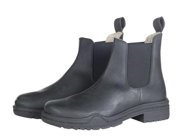 HKM Reitstiefelette -Oklahoma- mit Teddyfutter Gr. 38 schwarz