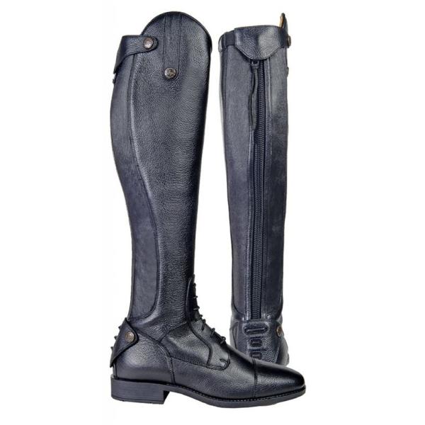 HKM Reitstiefel -Latinium Style-  Gr. 40 Höhe 49,5 Wade 39-42,5 cm schwarz
