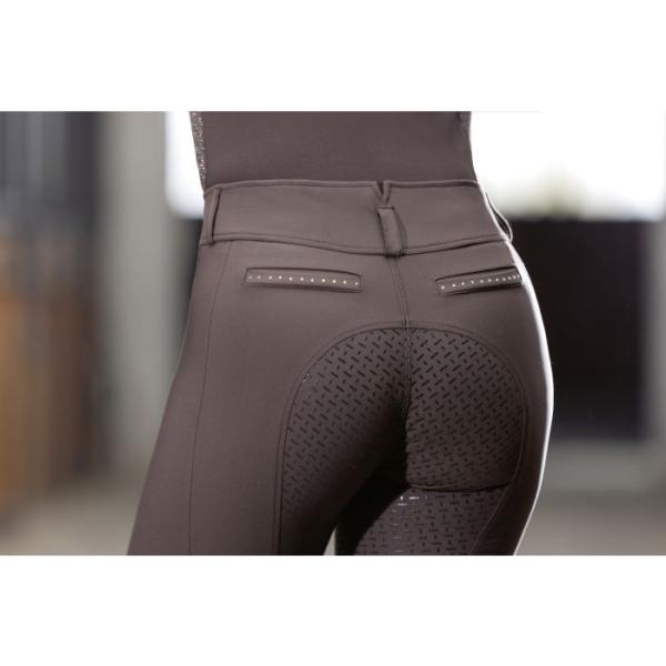 HKM Reithose -Helene- Silikon-Vollbesatz Gr. 46 braun
