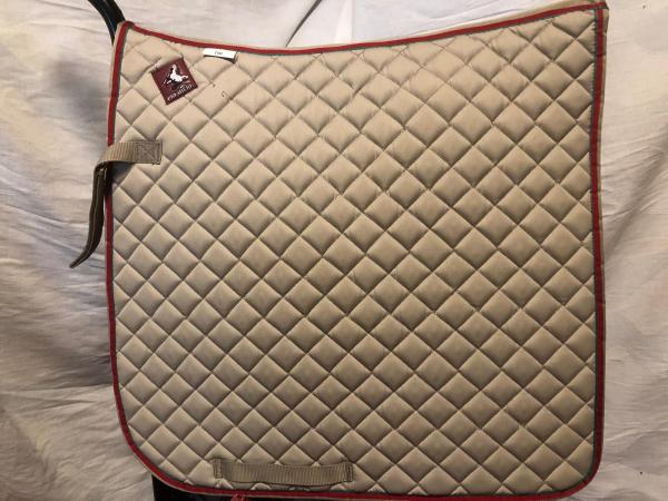Bieman de Haas Schabracke Premiere Kleingesteppt Dressur Taupe