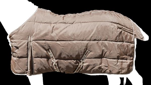 HKM Winter-Stalldecnke 1200D mit Gehfalte und 300 g Füllung 115 cm Braun