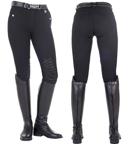 HKM Reithose -Soft- Silikon-Kniebesatz