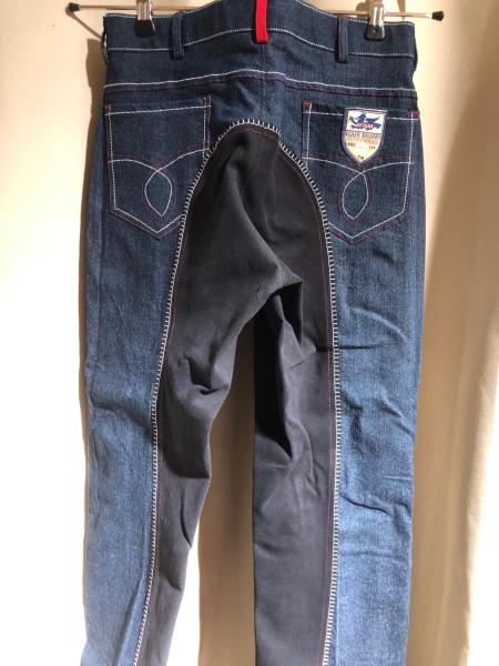 HKM Jodhpur Reithose Jeans Pro Team Gr. 170 und 176