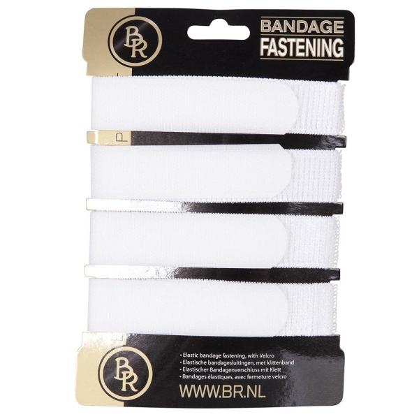 BR Bandagenklettverschlüsse 4er Set weiß oder schwarz