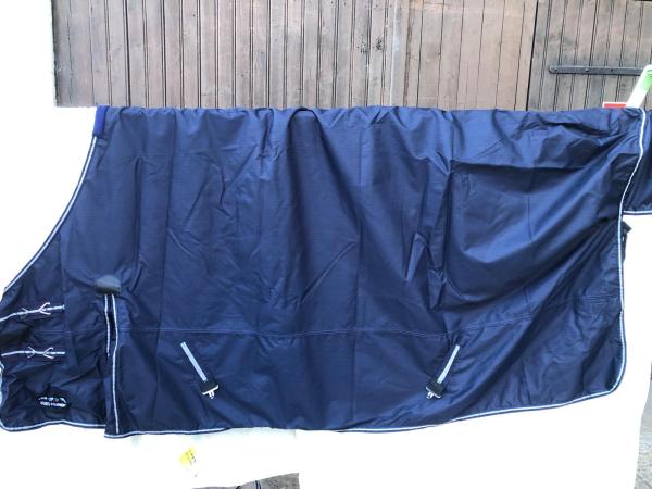 HKM Weidedecke Economic mit Polarfleece 600D Dunkelblau 105 cm und 135 cm