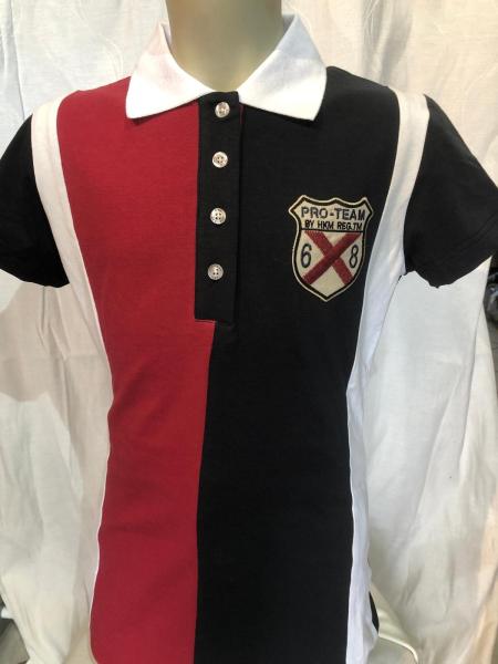 HKM Poloshirt Kurzarm Damen pro Team farbig Gr. XXS