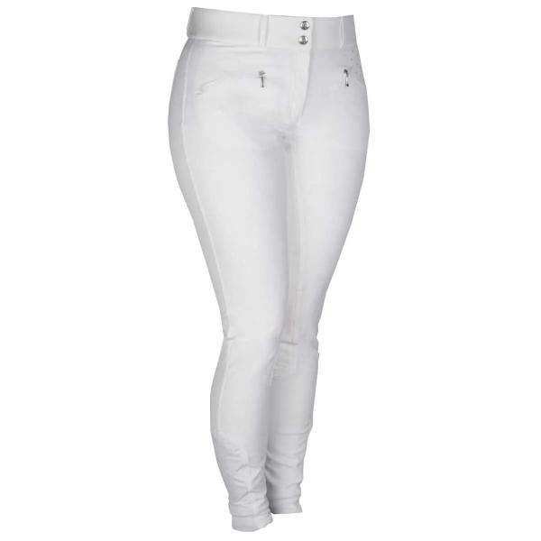 BR Damen Turnierreithose Copenhagen weiß Vollbesatz Gr. 38