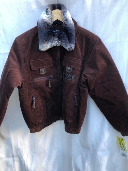 HKM Kord-Blouson dunkelbraun