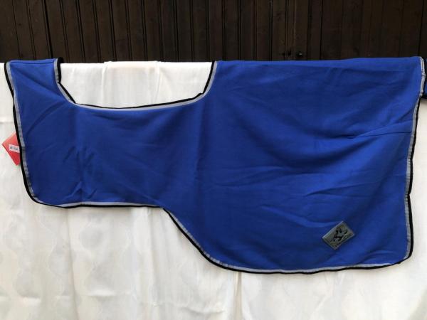 BR Ausreitdecke Fleece Mittelblau 125 cm