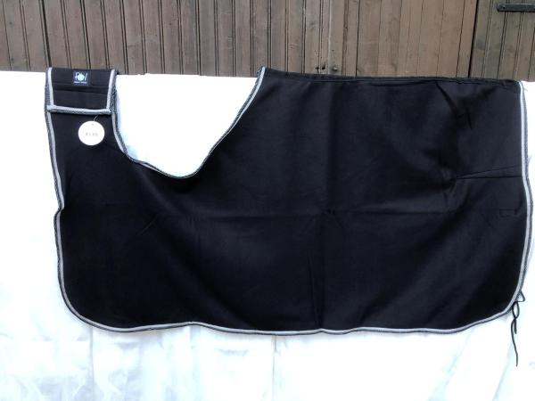 Equitheme Ausreitdecke Fleece schwarz 150 cm