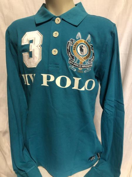 HV Polo Poloshirt Langarm Rosales