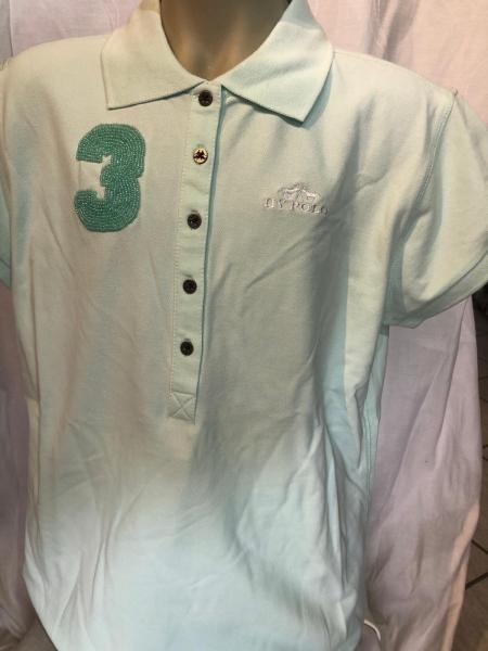 HV Polo Kurzarm Poloshirt Felipa Jade Gr. L
