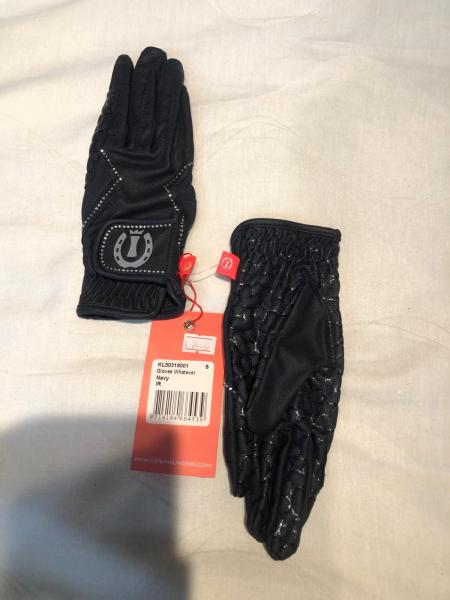 Imperial Handschuhe Crystal Essential dunkelblau mit  Silikondruck