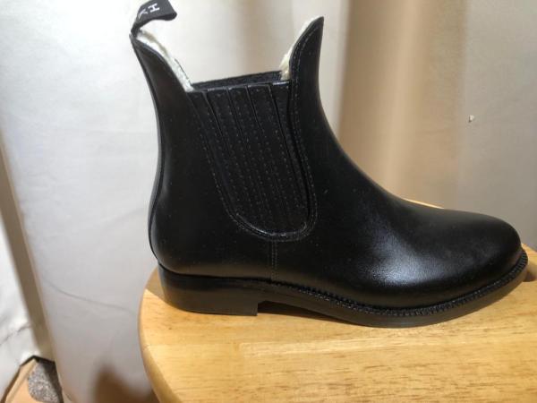 HKM Winter Jodhpurgummistiefelette mit Teddyfutter
