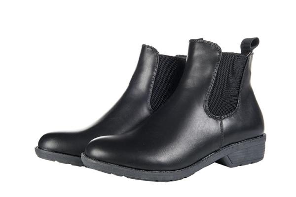 HKM Jodhpurschuh -Freestyle- mit Teddyfutter Gr. 37 schwarz