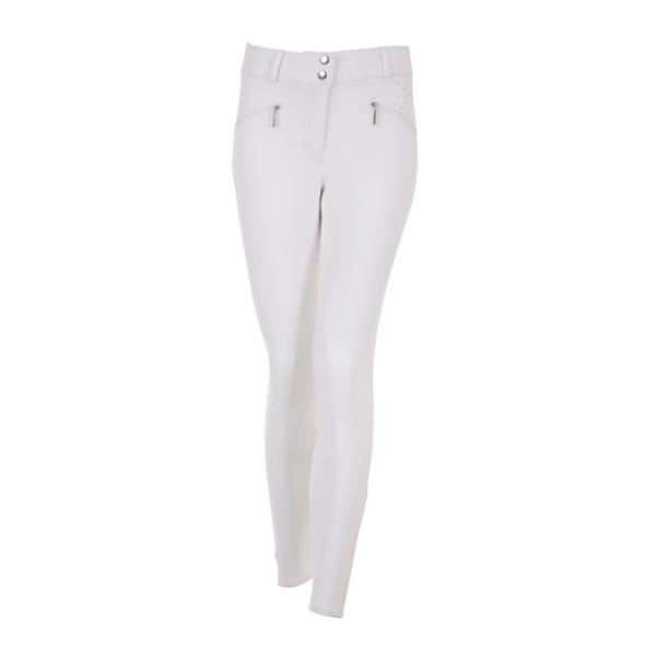 BR Damen Turnierreithose Copenhagen weiß Vollbesatz Gr. 38