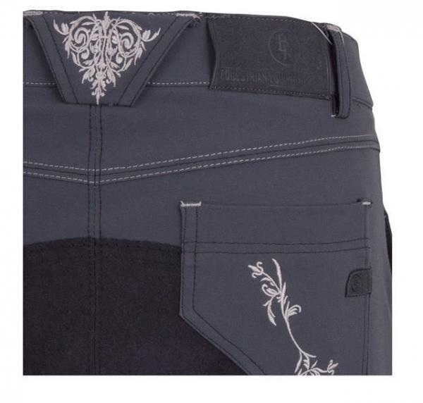 BR Reithose Vollbesatz Mabel Grau Gr. 36, 42