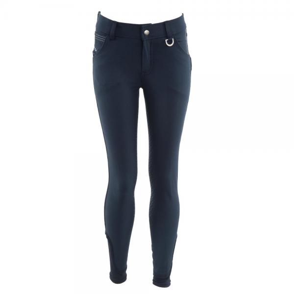 BR Reithose  Mirthe Kinder Silikon-Vollbesatz Navy Gr. 164