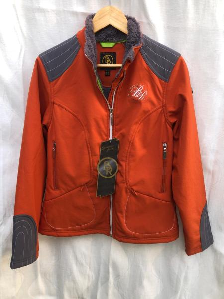 BR Softshelljacke Saas Fee Orange/grau Gr. L
