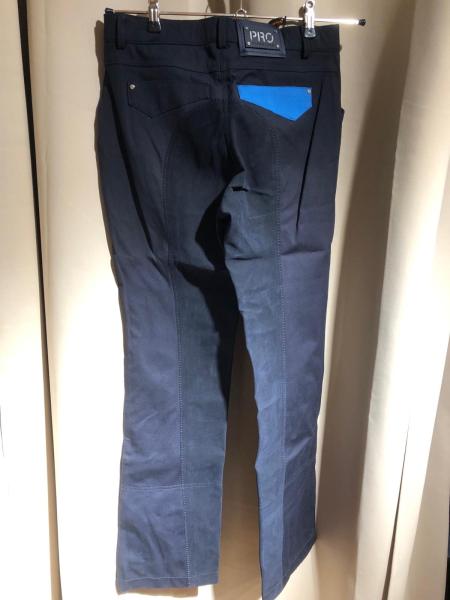 HKM Jodhpur Reithose Pocket Flap dunkelblau Vollbesatz Gr. 40