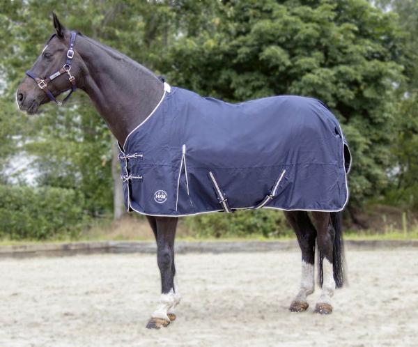 HKM Weidedecke -Eco-Light Summer Rain dunkelblau 165 cm