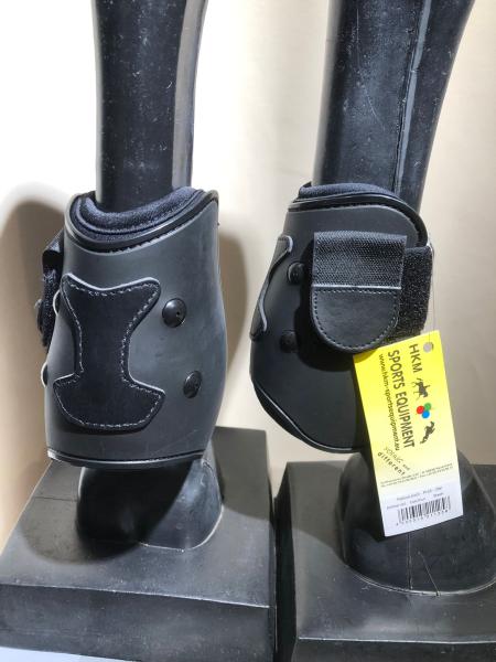 HKM Streichkappen Profi mit Geleinlage schwarz Vollblut/Warmblut