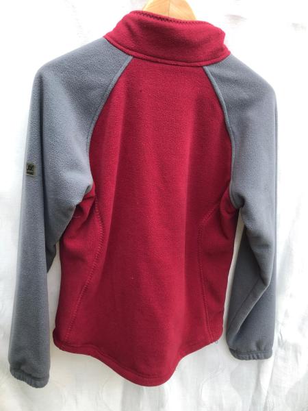 Jeantex Fleecejacke Laika Bordeaux/Grau Gr. XS