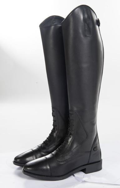 HKM Lederreitstiefel Girona Kinder schwarz