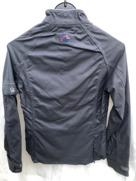 Equitheme Softshelljacke Kinder grau und braun Gr. 152, 164