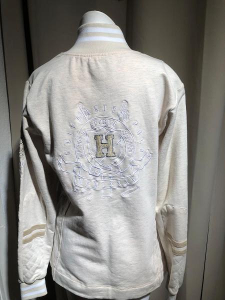 HV Polo Damen Sweatjacke Cabra Beige-melange Gr. XL