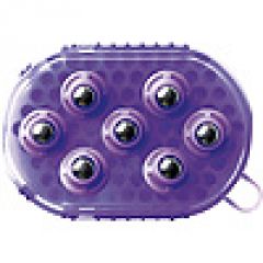 Equitheme 2 in 1 Putzhandschuh Striegel und Massage