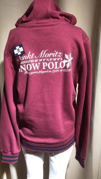 HV Polo Damen Sweatjacke Galo Merlot Gr. L