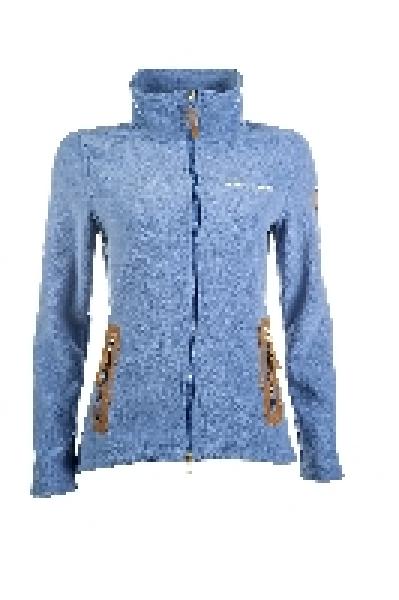 HKM Doppelfleecejacke -Roma-   hellblau Gr. L