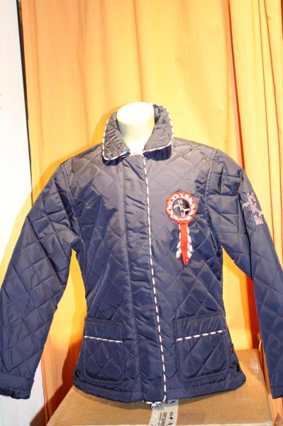 HKM Kindersteppjacke mit abnehmbarer Schleife