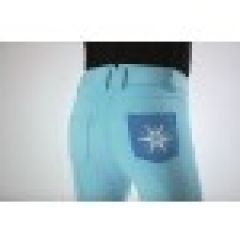 HKM Reithose Frozen -Snowflake - hellblau Gr. 134