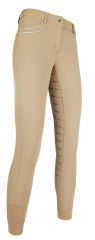 HKM Reithose -Rimini Piping- Silikon-Vollbesatz Türkis Gr. 38