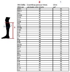 HKM Leder-Stiefelschaft -Rex Highclass-